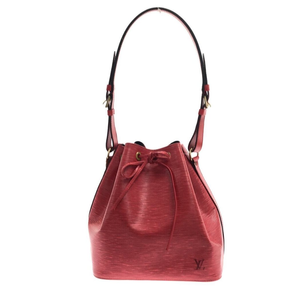 Louis Vuitton Petit Noe Castilian Red Epi Shoulder Bag